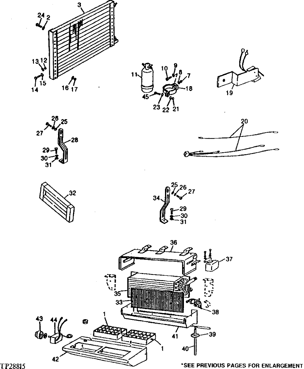 Схема запчастей John Deere 90 - 6 - AIR CONDITIONER 1830 - OPERATORS STATION 18