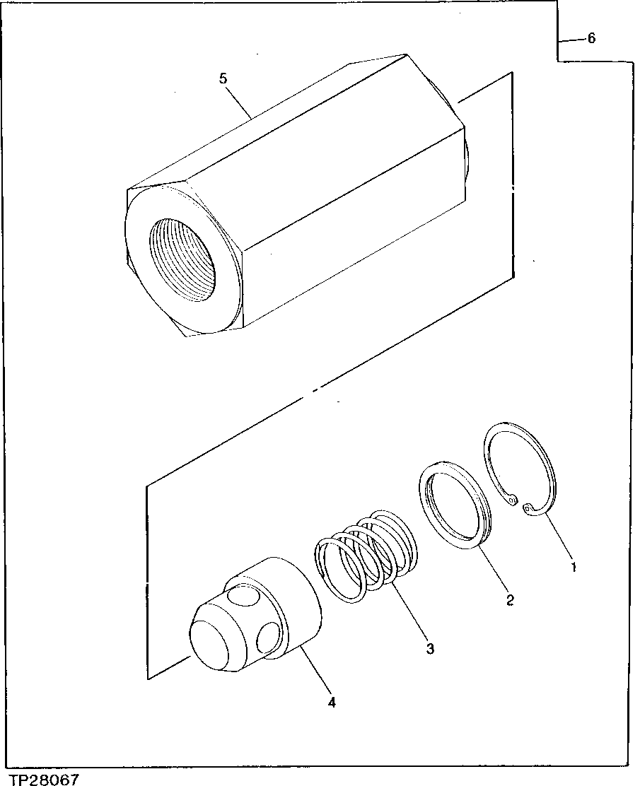 Схема запчастей John Deere 90 - 36 - CHECK VALVE 2160 - MAIN HYDRAULIC SYSTEM 21