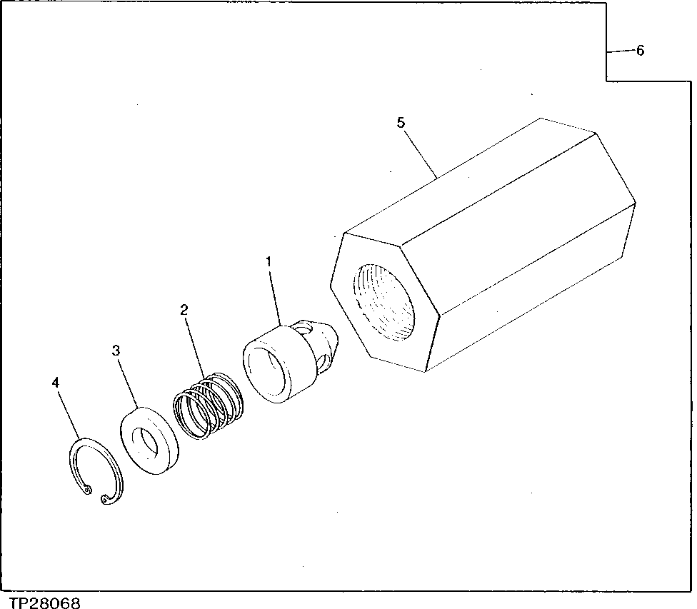 Схема запчастей John Deere 90 - 38 - CHECK VALVE 2160 - MAIN HYDRAULIC SYSTEM 21