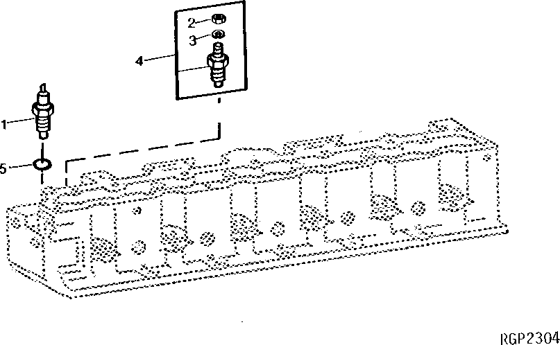 Схема запчастей John Deere 90 - 6 - ENGINE TEMPERATURE SENDERS 1676 - ELECTRICAL SYSTEMS 16