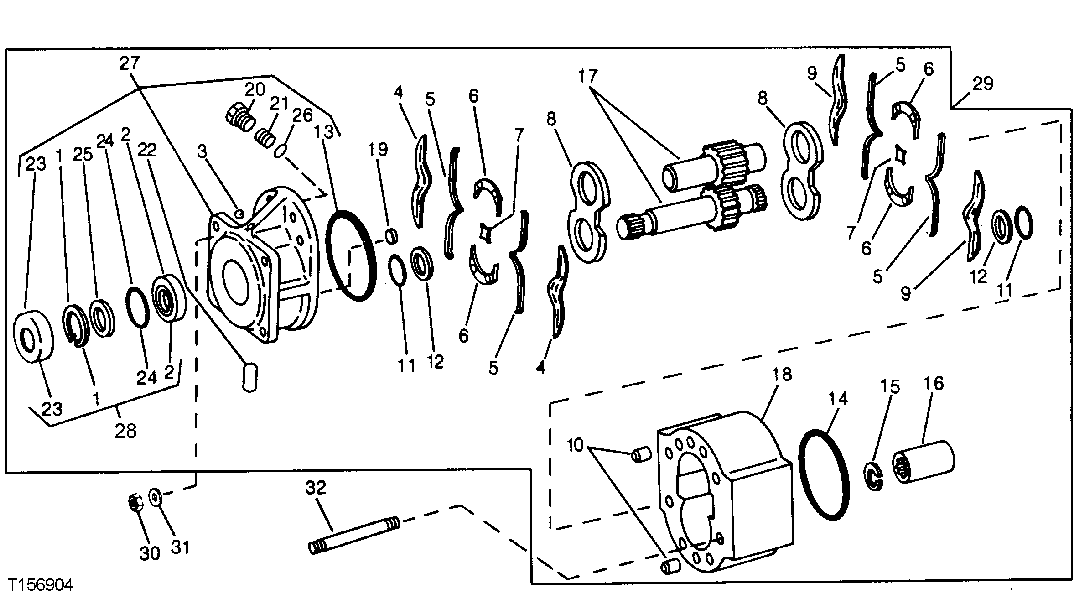 Схема запчастей John Deere 90C - 2 - TRACK DRIVE MOTOR 260 - AXLES AND SUSPENSION SYSTEMS 2