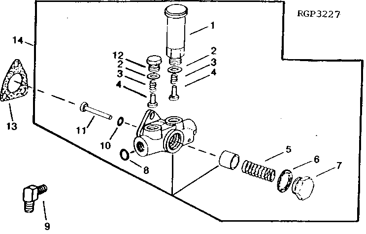 Схема запчастей John Deere 90C - 2 - REPLACEMENT FUEL TRANSFER PUMP (ROBERT BOSCH) 421 - ENGINE 4