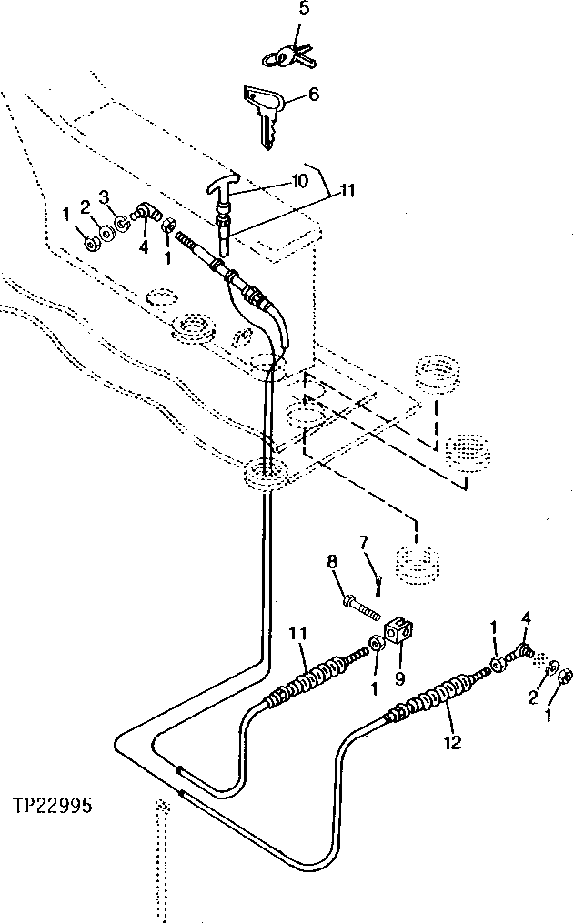 Схема запчастей John Deere 90C - 1 - ENGINE SPEED CONTROL 515 - ENGINE AUXILIARY SYSTEMS 5