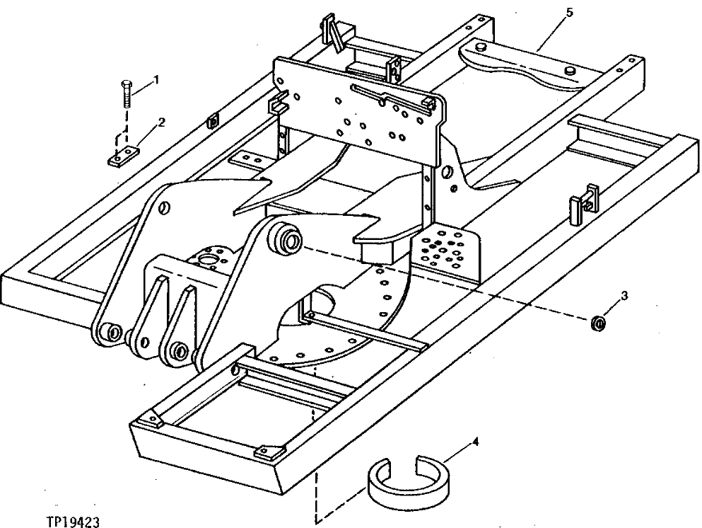 Схема запчастей John Deere 90C - 2 - MAIN FRAME 1740 - FRAMES, CHASSIS OR SUPPORTING STRUCTURE 17