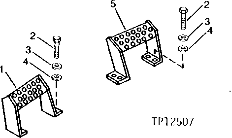 Схема запчастей John Deere 90C - 17 - FOOTRESTS 1810 - OPERATORS STATION 18