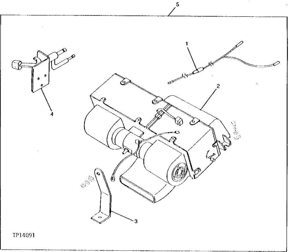 Схема запчастей John Deere 90C - 10 - HEATER 1830 - OPERATORS STATION 18