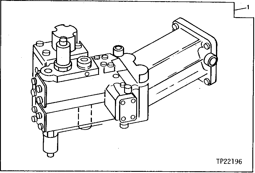 Схема запчастей John Deere 90CR - 13A - HYDRAULIC PROPEL MOTOR AND COUNTERBALANCE VALVE ASSEMBLY 260 - AXLES AND SUSPENSION SYSTEMS 2