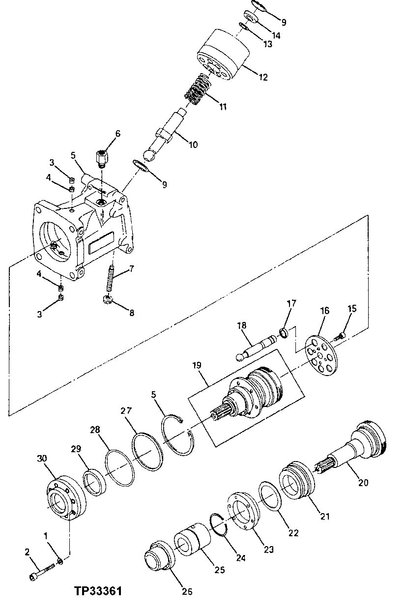 Схема запчастей John Deere 90CR - 14 - PROPEL MOTOR 260 - AXLES AND SUSPENSION SYSTEMS 2