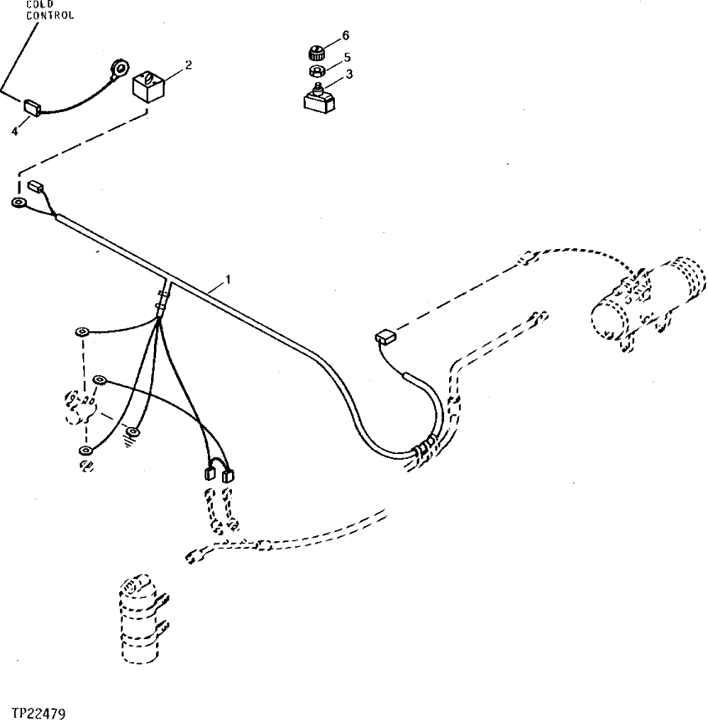 Схема запчастей John Deere 90CR - 2 - AIR CONDITIONER WIRING HARNESS 1830 - OPERATORS STATION 18