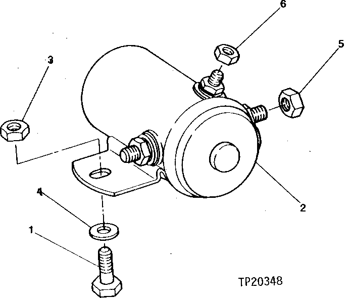 Схема запчастей John Deere 90CR - 7 - CONDENSER FAN CONTINUOUS DUTY SOLENOID 1830 - OPERATORS STATION 18