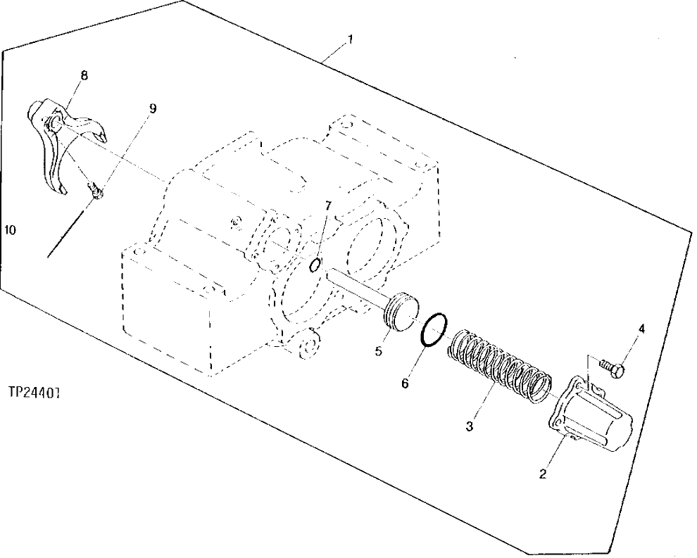 Схема запчастей John Deere 95 - 2 - TRANSMISSION HIGH-LOW SHIFTER 315 - TRANSMISSION 3