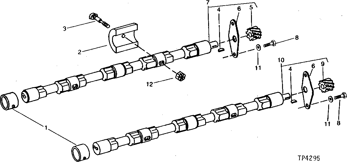 Схема запчастей John Deere 95 - 1 - ENGINE BALANCER SHAFT 415 - ENGINE 4