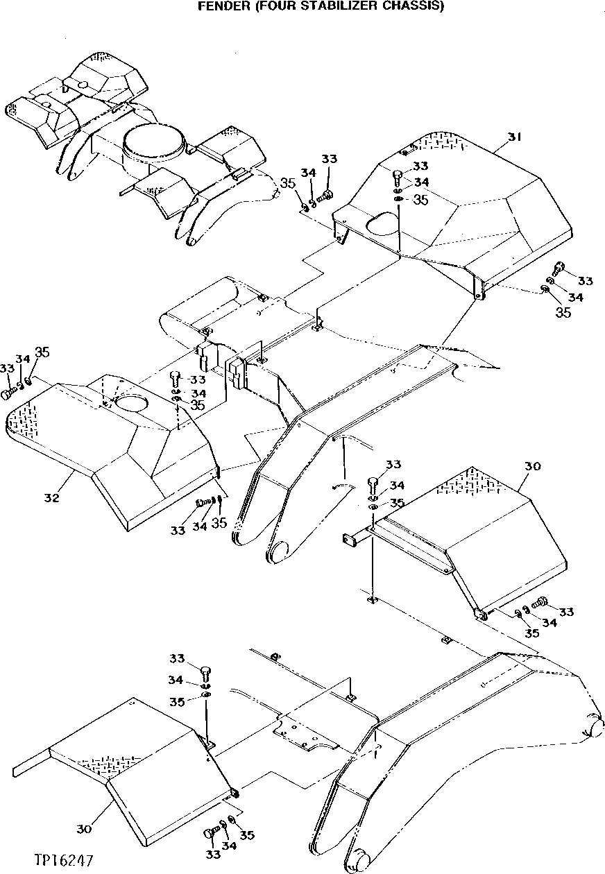 Схема запчастей John Deere 95 - 2 - FENDER 1927 - SHEET METAL AND STYLING 19