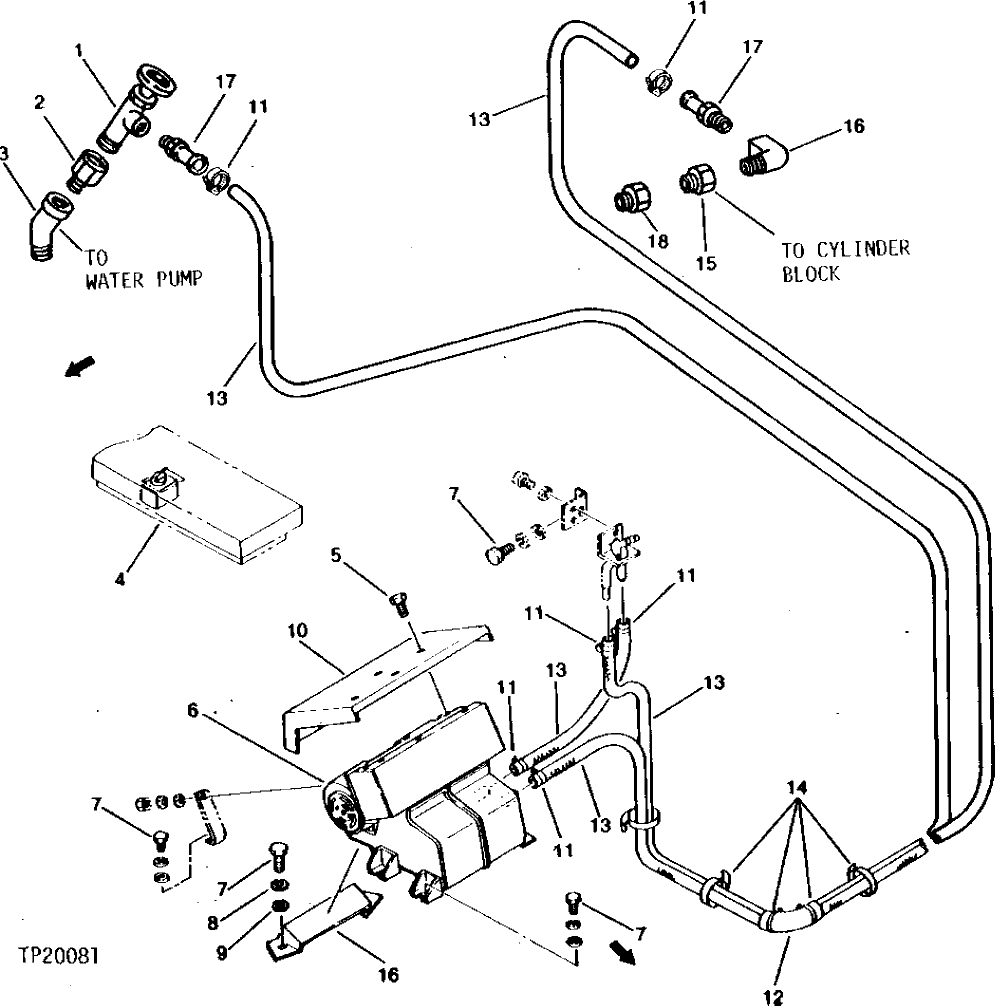 Схема запчастей John Deere 0 - 2 - CAB HEATER 1830 - OPERATORS STATION 18