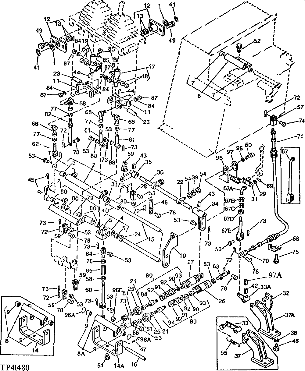 Схема запчастей John Deere 5 - 4 - CONTROL EQUIPMENT 3315 - EXCAVATOR