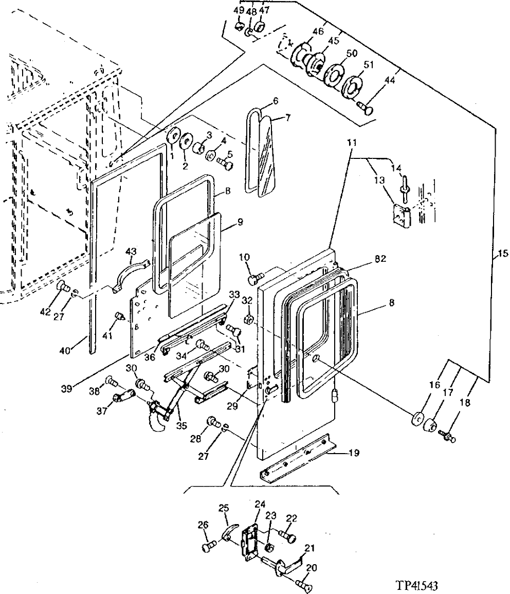 Схема запчастей John Deere 0 - 6 - CAB 1810 - OPERATORS STATION 18