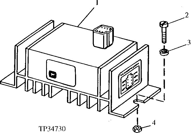 Схема запчастей John Deere 90D - 19 - CONVERTER 1674 - ELECTRICAL SYSTEMS 16