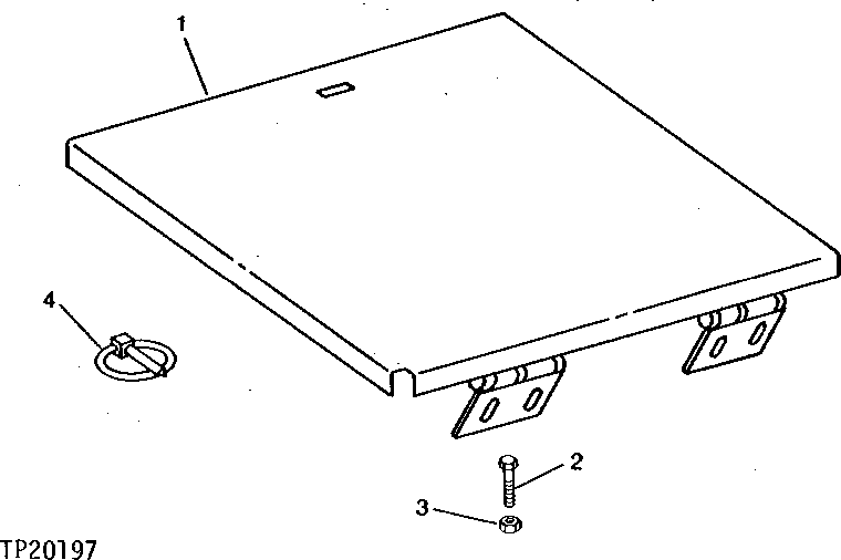 Схема запчастей John Deere 90D - 8 - MAIN FRAME SERVICE DOOR 1910 - SHEET METAL AND STYLING 19