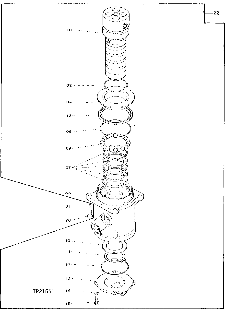 Схема запчастей John Deere 90D - 2 - ROTARY MANIFOLD 260 - AXLES AND SUSPENSION SYSTEMS 2