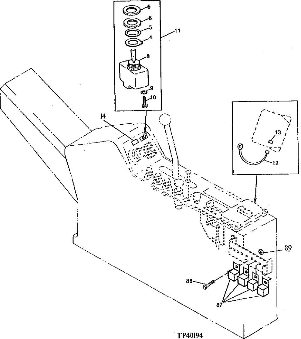 Схема запчастей John Deere 90D - 4 - ELECTRICAL COMPONENTS 1674 - ELECTRICAL SYSTEMS 16