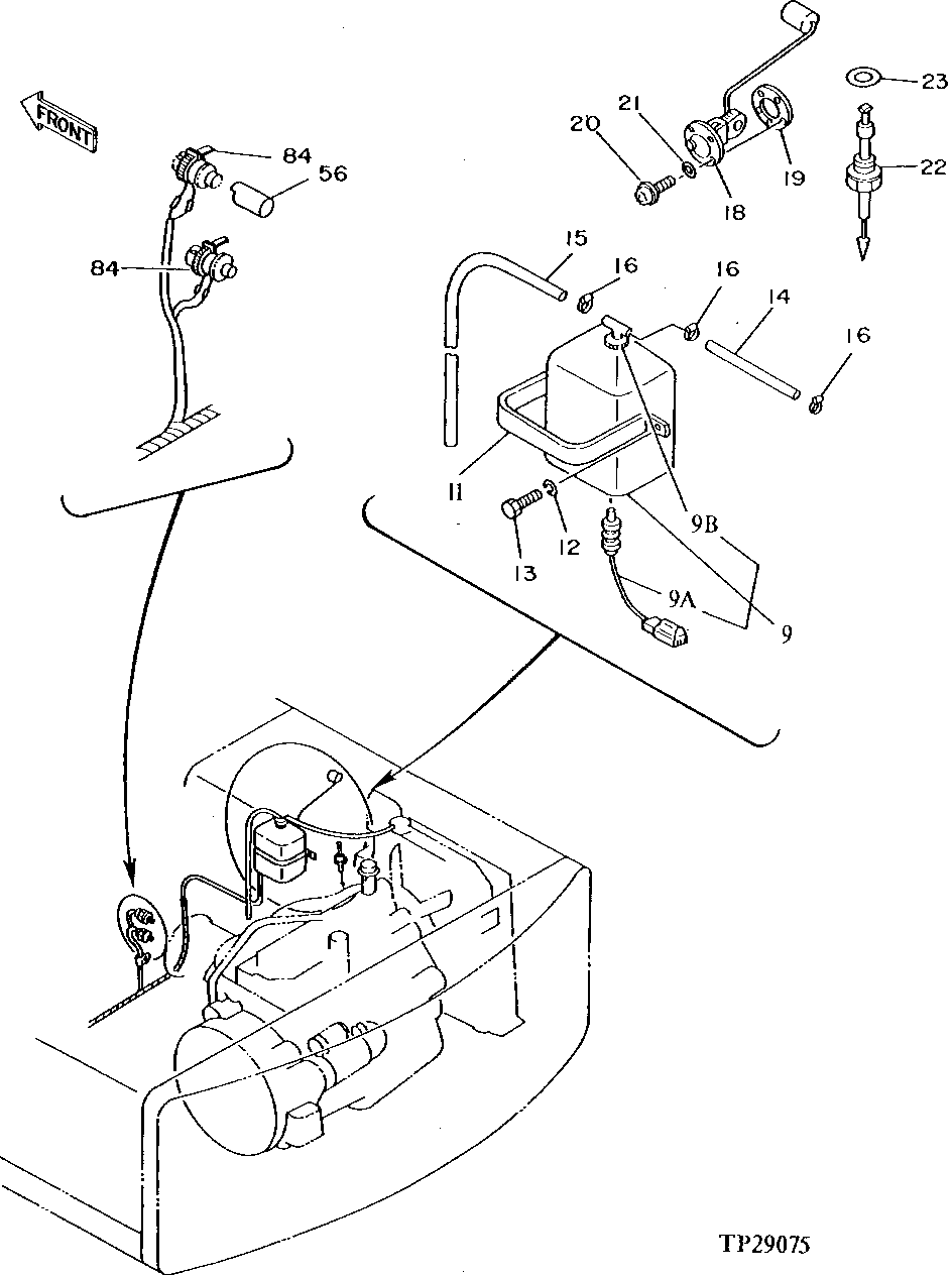 Схема запчастей John Deere 90D - 8 - ELECTRICAL COMPONENTS 1674 - ELECTRICAL SYSTEMS 16