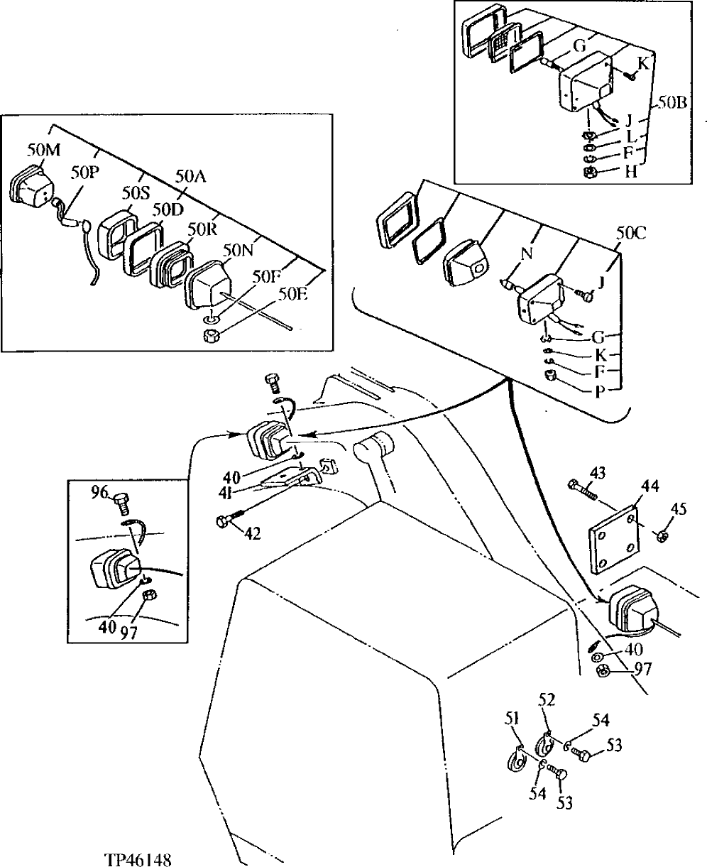 Схема запчастей John Deere 90D - 10 - ELECTRICAL COMPONENTS 1674 - ELECTRICAL SYSTEMS 16