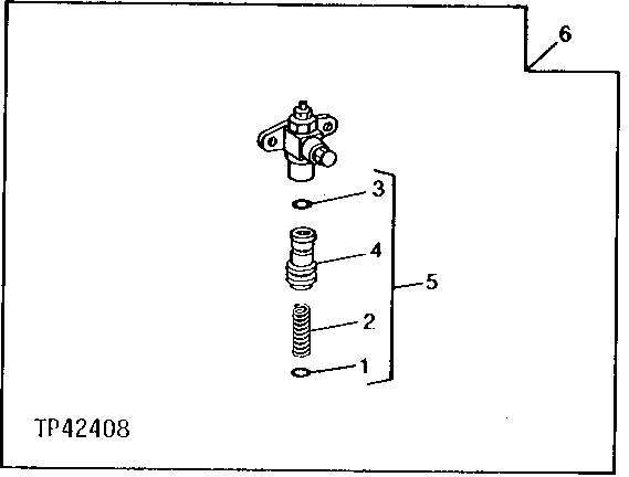 Схема запчастей John Deere 90D - 6 - DIFFERENTIAL SWITCH 2160 - MAIN HYDRAULIC SYSTEM 21