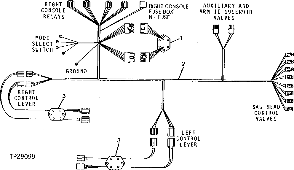 Схема запчастей John Deere 90D - 1 - WIRING HARNESS 1674 - ELECTRICAL SYSTEM 16