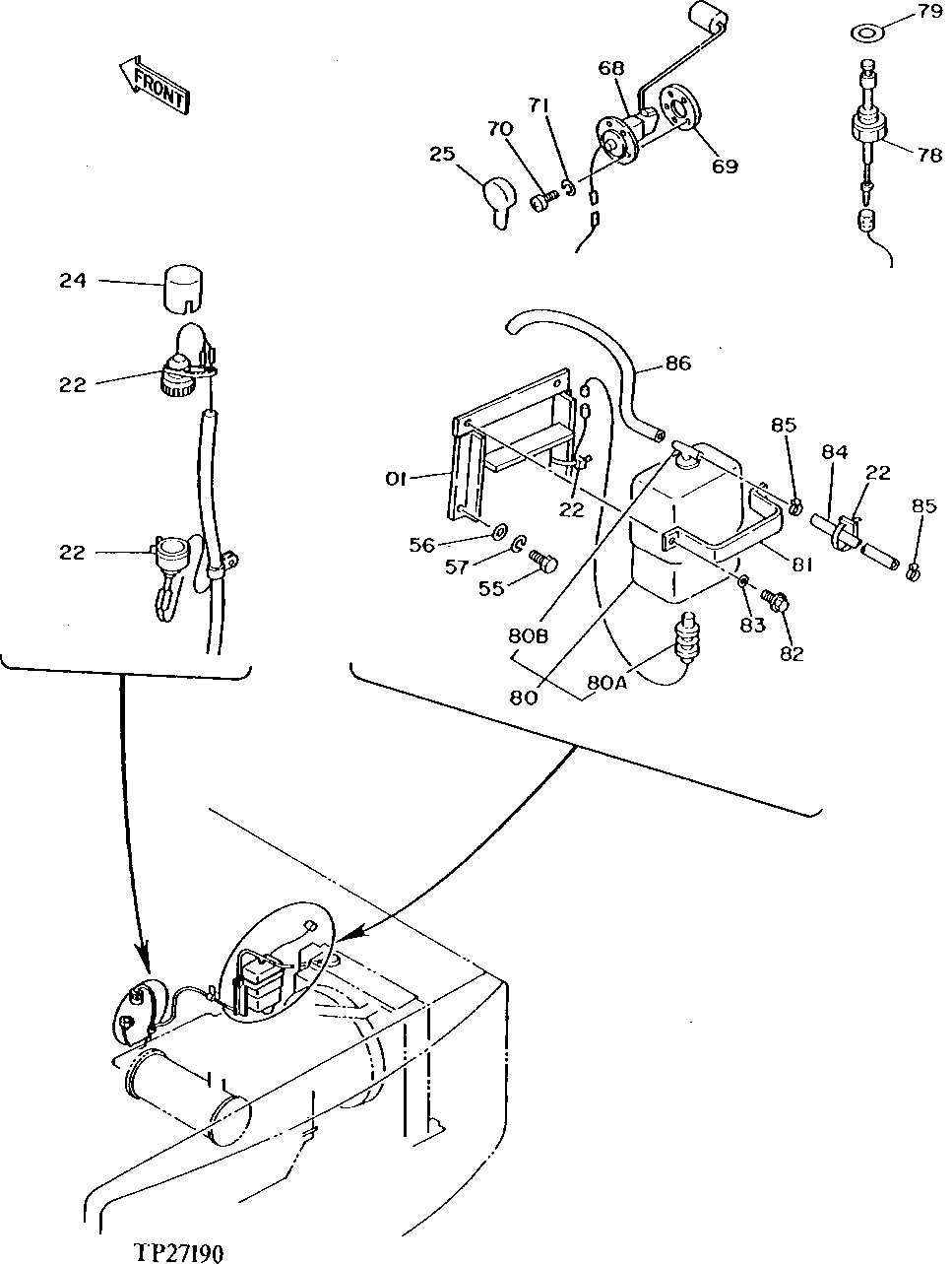 Схема запчастей John Deere 90D - 14 - ELECTRICAL PARTS 1674 - ELECTRICAL SYSTEM 16