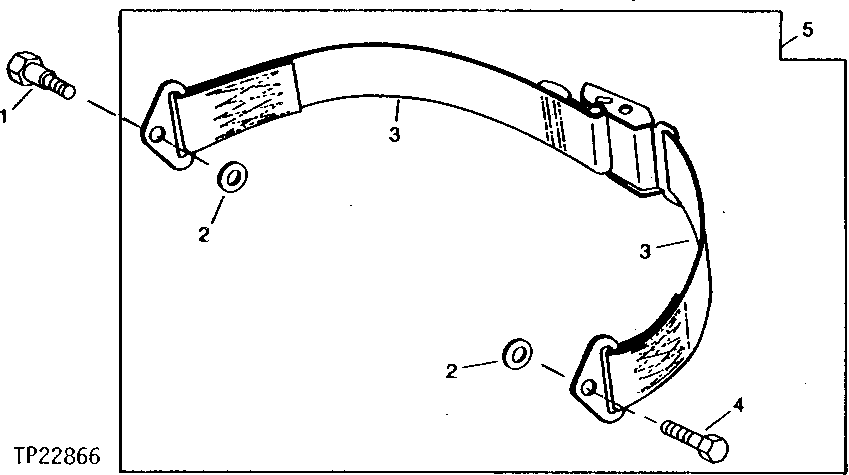 Схема запчастей John Deere 90D - 1 - SEAT BELT 1821 - OPERATORS STATION 18