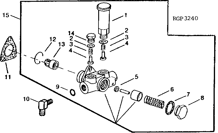 Схема запчастей John Deere 92DLC - 69 - Fuel Transfer Pump 0421 Fuel Transfer Pump 6466AT014 6466AT014