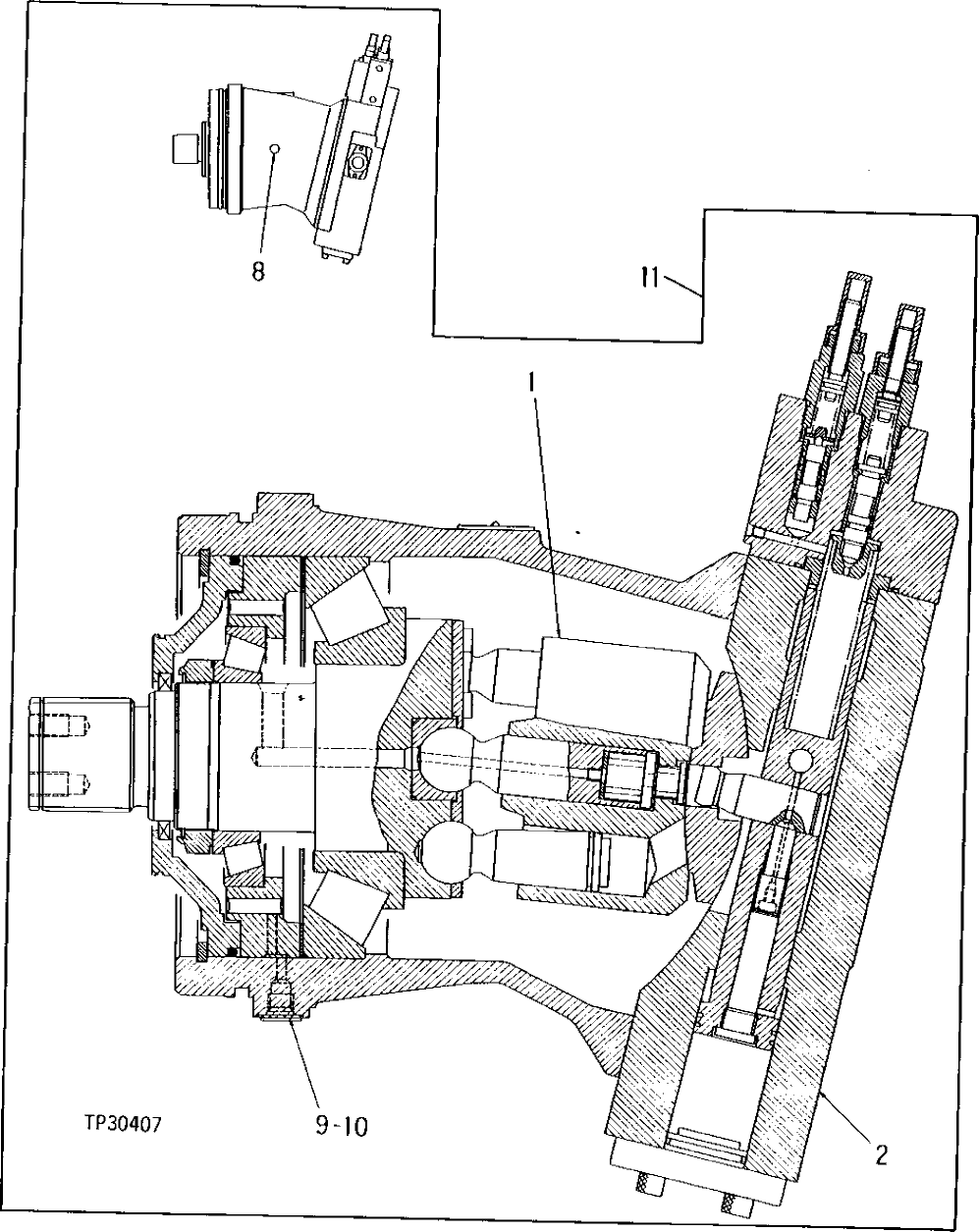 Схема запчастей John Deere 92DLC - 6 - MAIN HYDRAULIC PUMP 2160 - MAIN HYDRAULIC SYSTEM 21