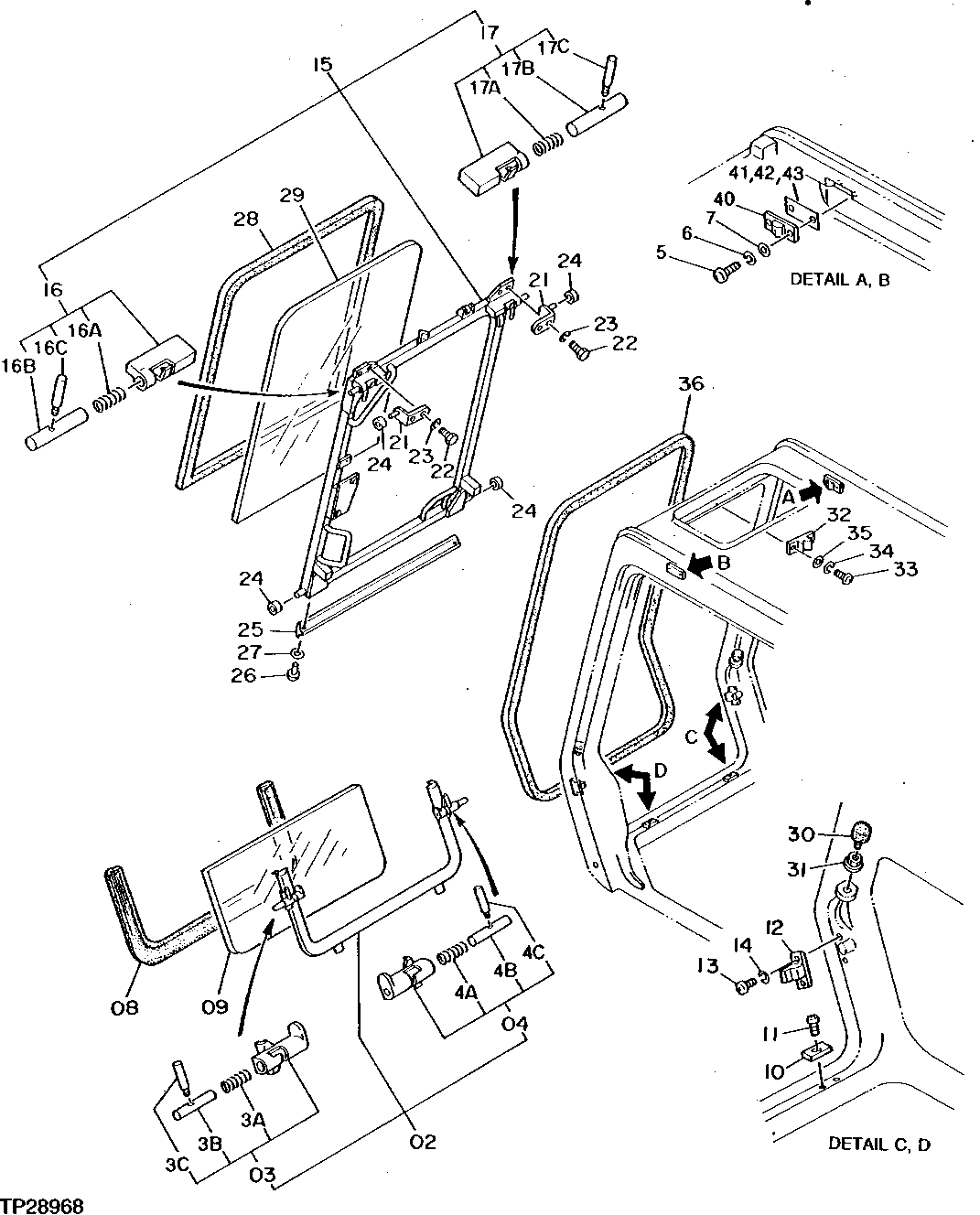 Схема запчастей John Deere 95D - 4 - CAB 1810 - OPERATORS MANUAL 18