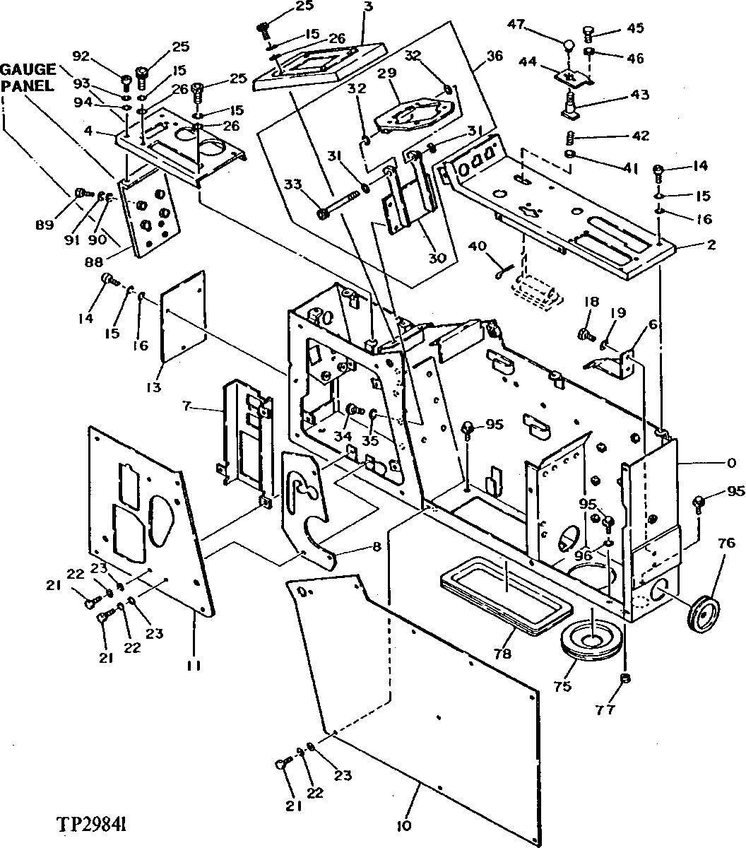 Схема запчастей John Deere 95D - 20 - RIGHT CONTROL BOX 1810 - OPERATORS MANUAL 18