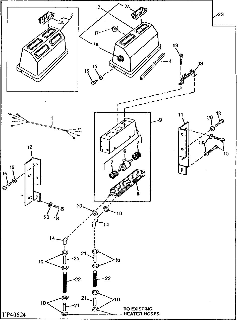 Схема запчастей John Deere 95D - 8 - HEATER 1830 - OPERATORS MANUAL 18