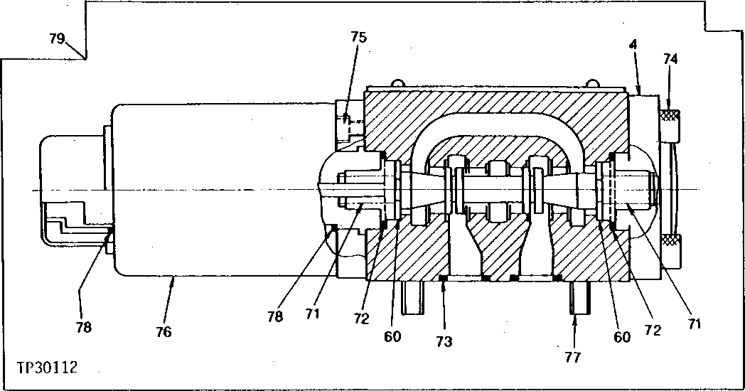 Схема запчастей John Deere 95D - 18 - Q-SHIFT SOLENOID VALVE 2160 - MAIN HYDRAULIC SYSTEM 21