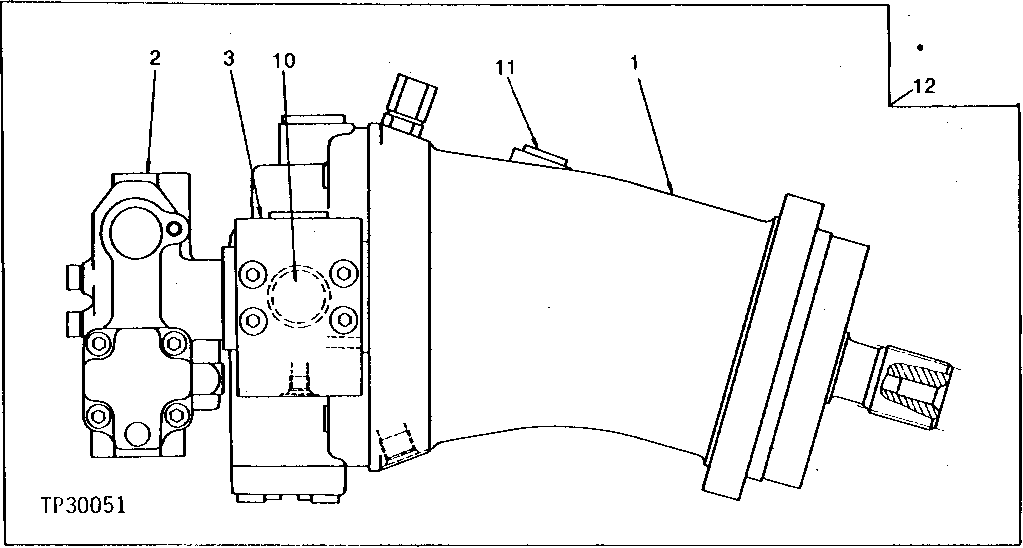 Схема запчастей John Deere 95D - 8 - PROPEL MOTOR 260 - AXLES AND SUSPENSION SYSTEMS 2