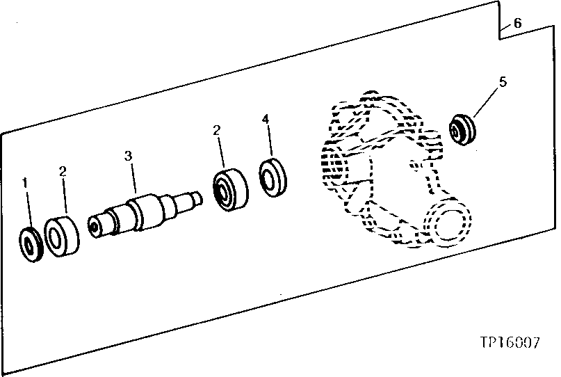 Схема запчастей John Deere 95D - 2 - WATER PUMP REPAIR KIT 417 - ENGINE 4