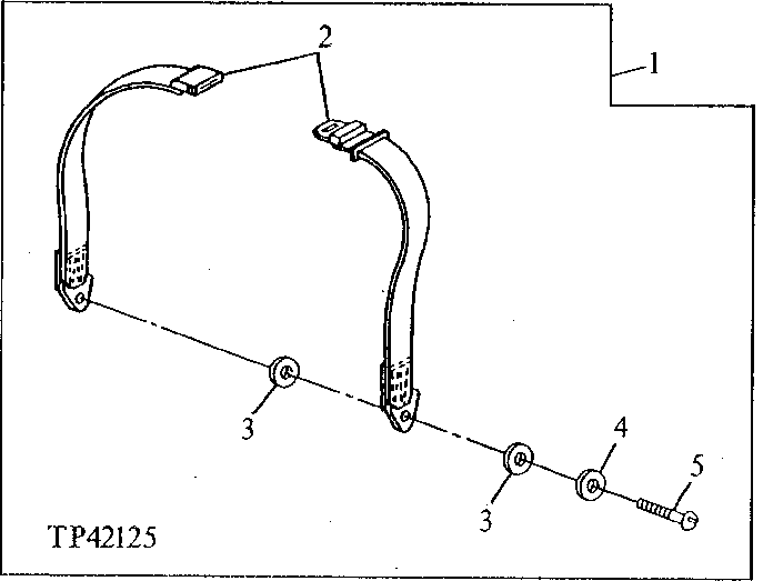 Схема запчастей John Deere 90E - 140 - 3 Inch Seat Belt 1821 Seat And Seat Belts