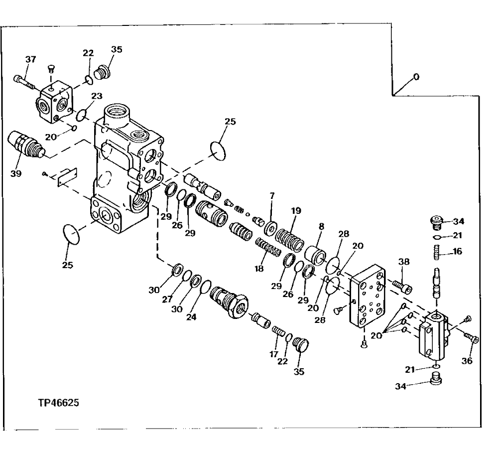 Схема запчастей John Deere 90E - 264 - Load Lowering Valve (Arm) 3360 Hydraulic System