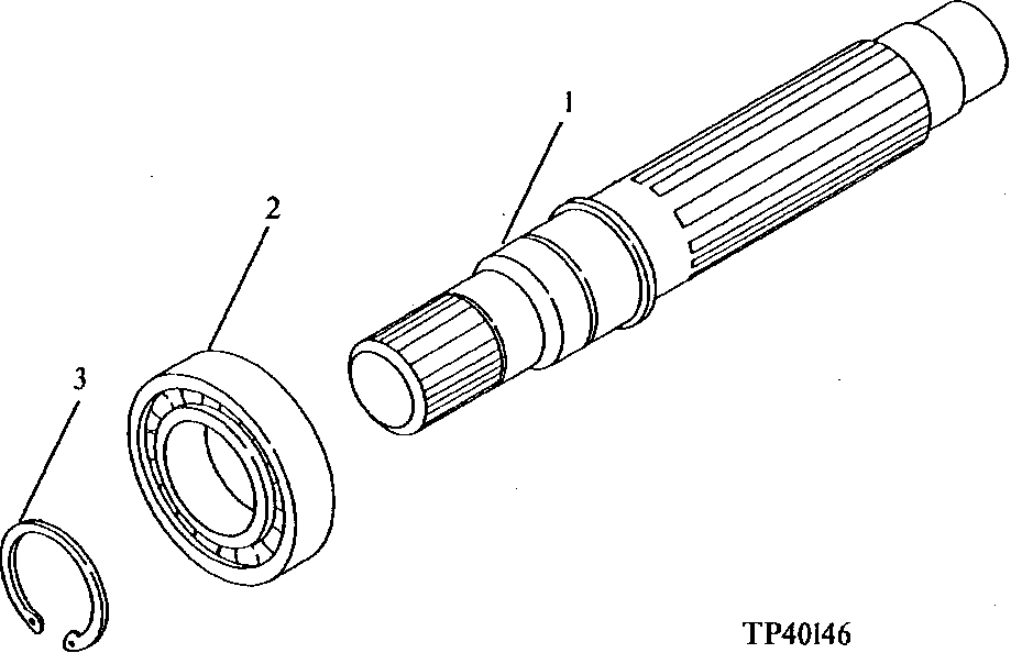 Схема запчастей John Deere 90E - 273 - Swing Motor Shaft 4360 Hydraulics