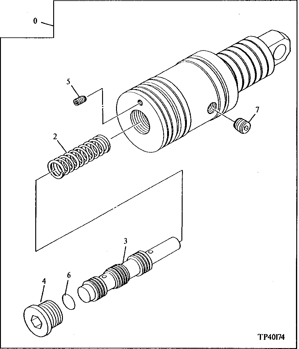 Схема запчастей John Deere 90ELC - 18 - PISTON 0260 HYDRAULIC SYSTEM