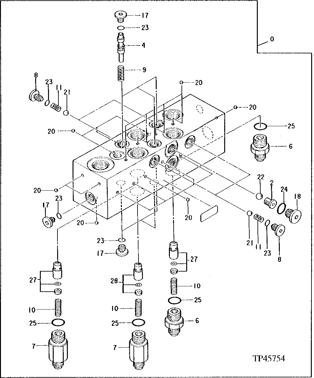 Схема запчастей John Deere 90ELC - 270 - Flow Control Valve (015000 - ) 3360 HYDRAULIC SYSTEM