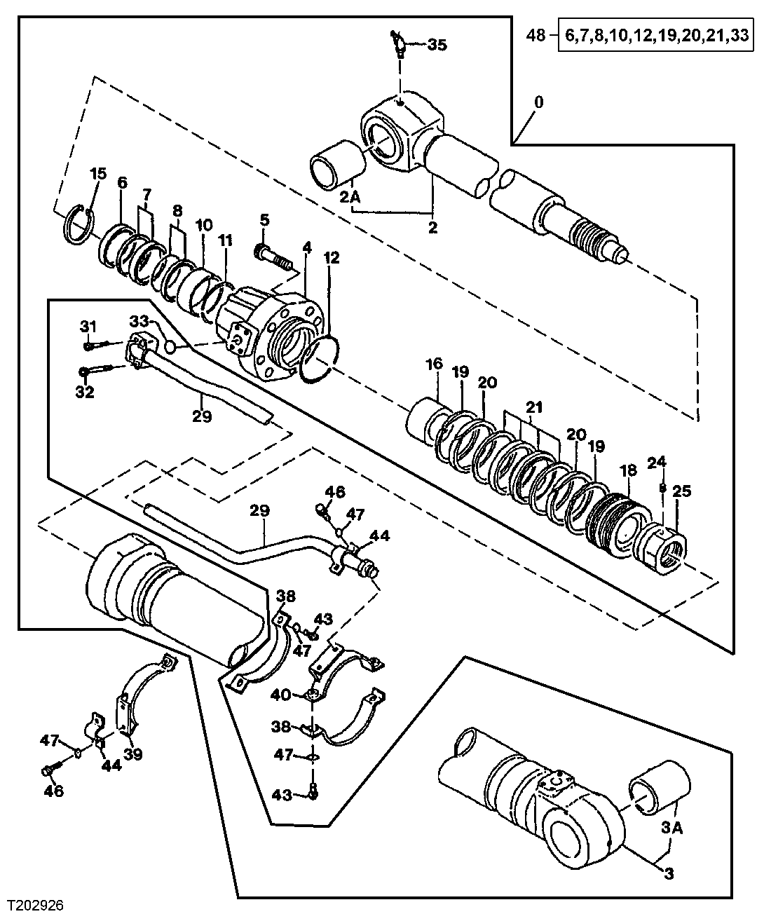 Схема запчастей John Deere 90ELC - 277 - Arm Cylinder 3360 HYDRAULIC SYSTEM