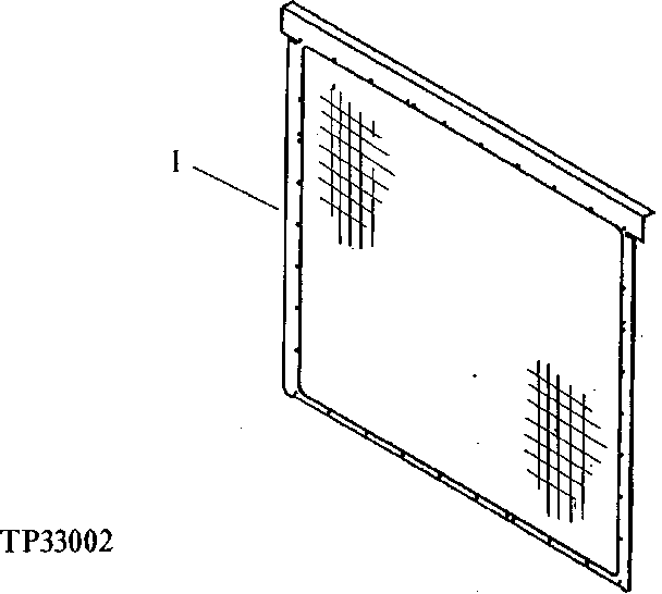 Схема запчастей John Deere 90ELC - 102 - Trash Screen 0510 COOLING SYSTEMS