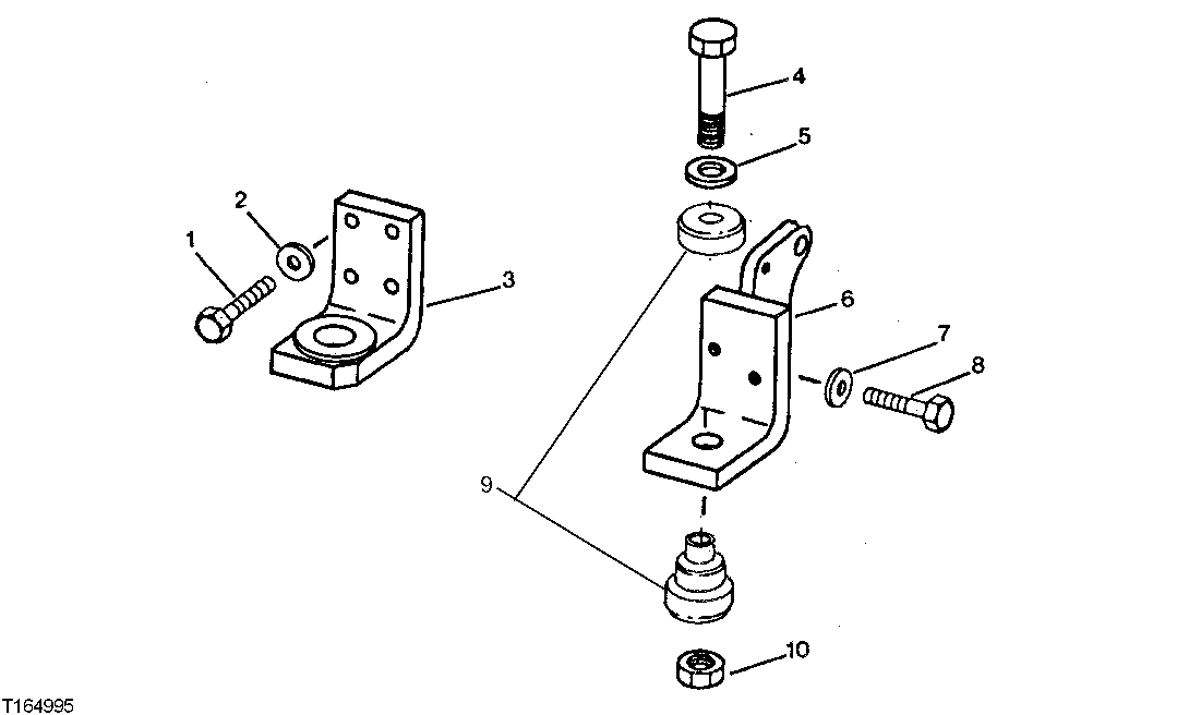 Схема запчастей John Deere 90ELC - 114 - Engine Mounts 0540 Mounting Frame