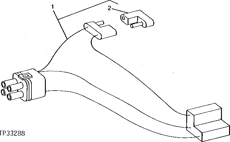 Схема запчастей John Deere 90ELC - 146 - ALTERNATOR WIRING HARNESS ( - 541821) 1674 Wiring Harness And Switches