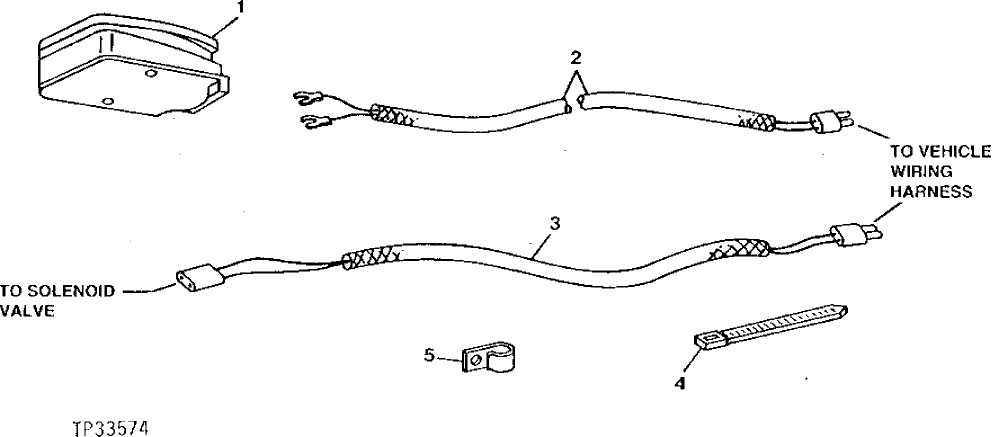 Схема запчастей John Deere 90ELC - 153 - AUXILIARY CONTROLS WIRING HARNESSES AND SWITCH 1674 Wiring Harness And Switches