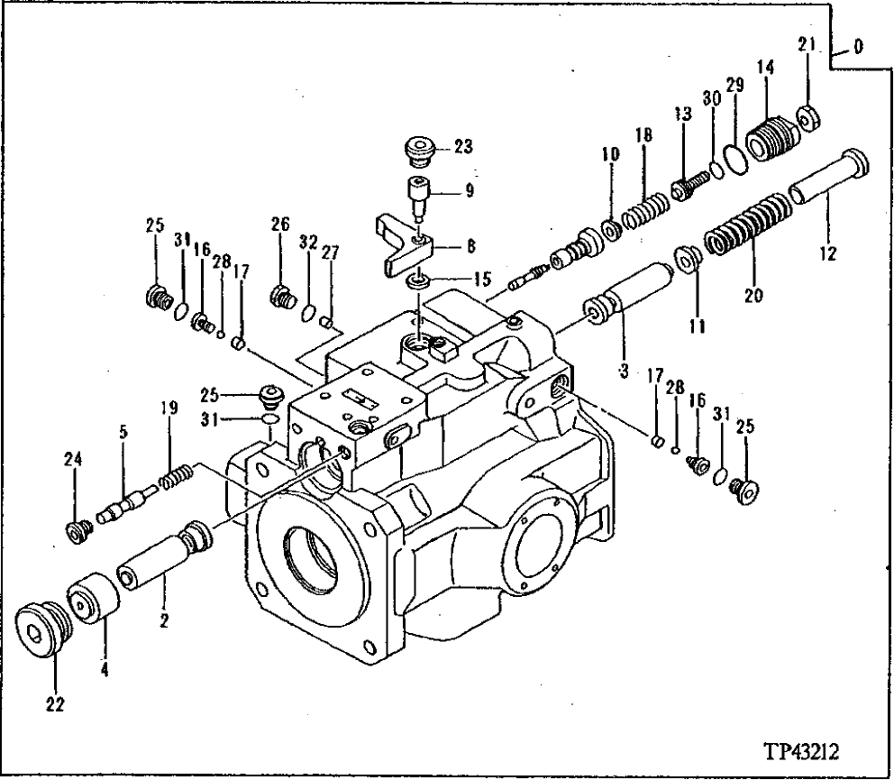 Схема запчастей John Deere 90E - 137 - PUMP CONTROL PART (Standard And Blade) 2160 HYDRAULIC SYSTEM