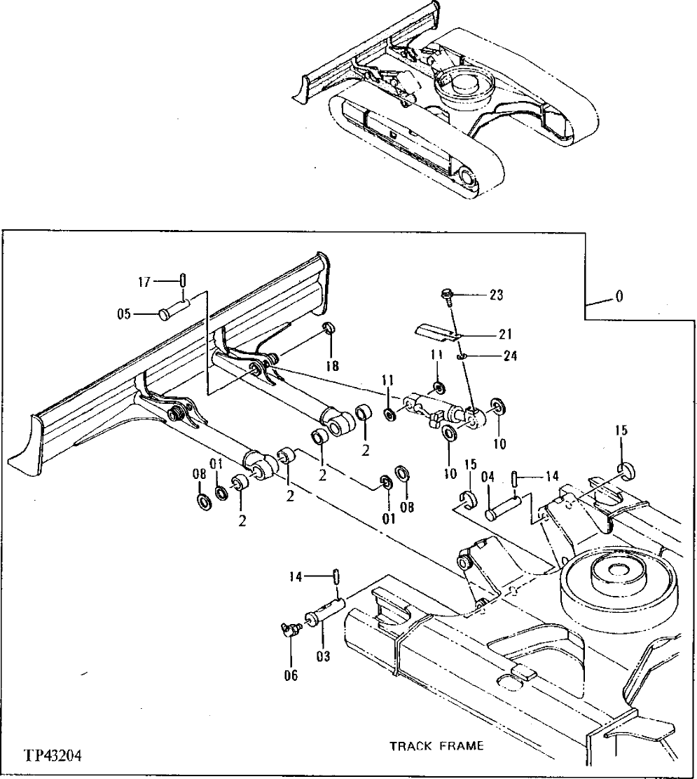 Схема запчастей John Deere 90E - 153 - Blade ( - 010332) 3302 BUCKETS, TEETH, SHANKS AND SIDECUTTERS